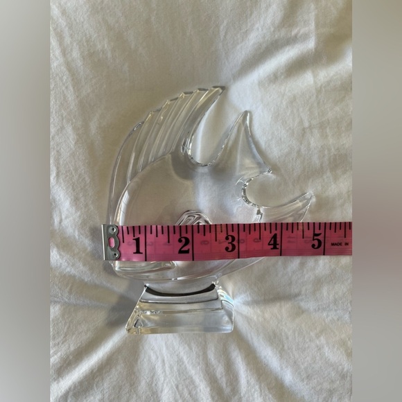 JG Durand | Signed Clear Crystal Fish Figurine Paperweight - Picture 7 of 7